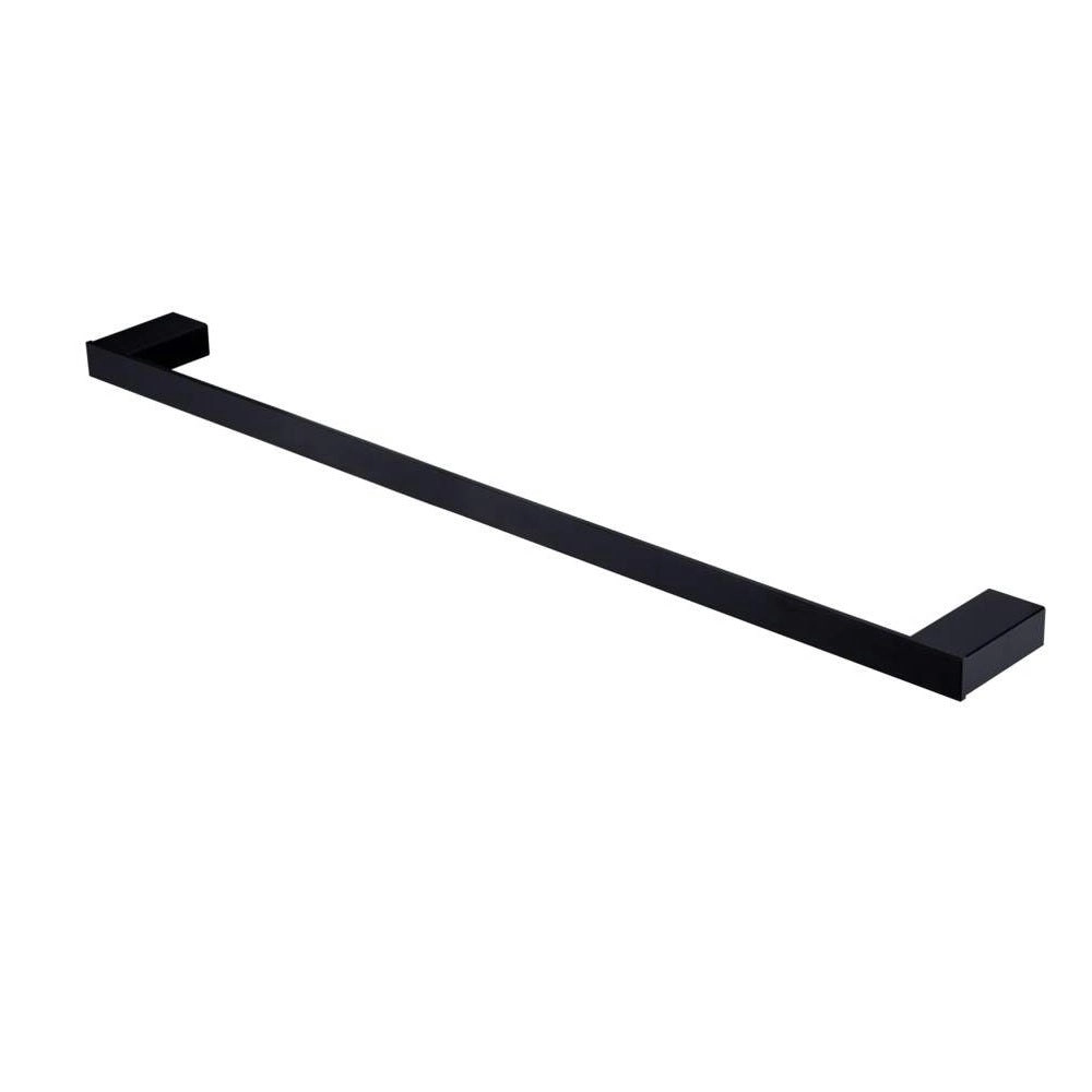 Oliveri Athens Towel Rail Single 800mm Matte Black AT4630MB