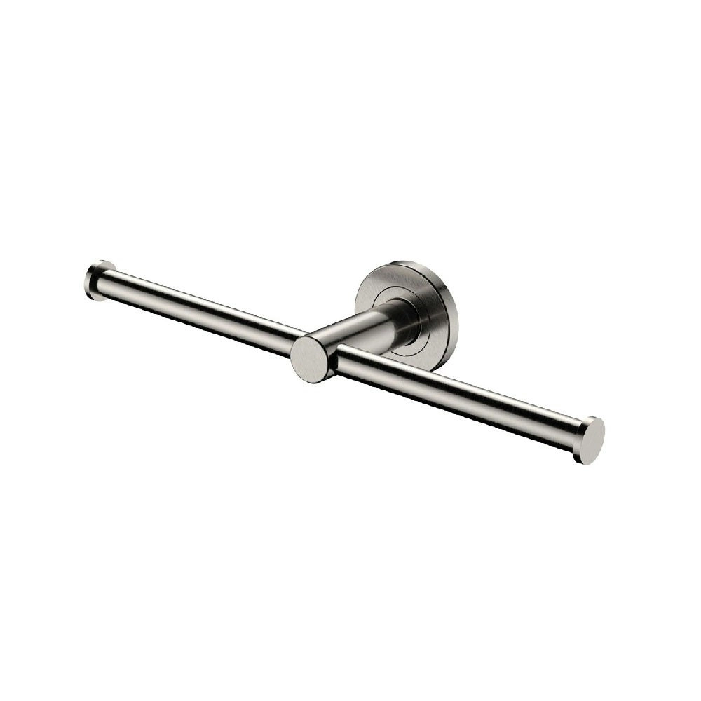 Fienza Kaya Double Toilet Roll Holder Brushed Nickel 82809BN