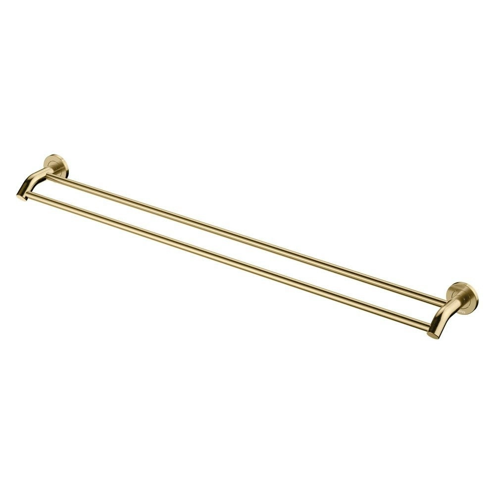 Fienza Tono 810 Double Towel Rail Urban Brass 85108800UB