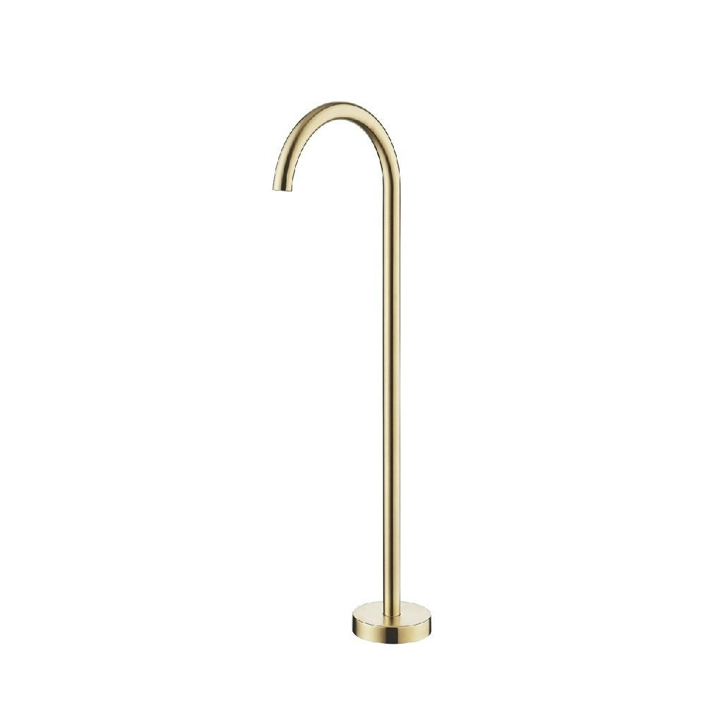 Fienza Kaya Floor Mount Bath Spout Urban Brass SP8016UB