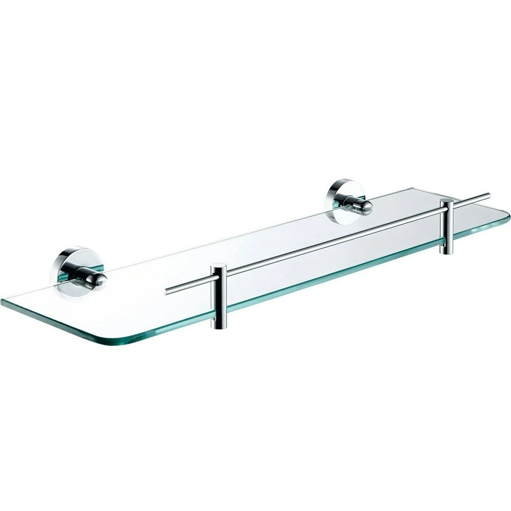 Fienza Michelle Glass Shelf 500mm Chrome 82707500