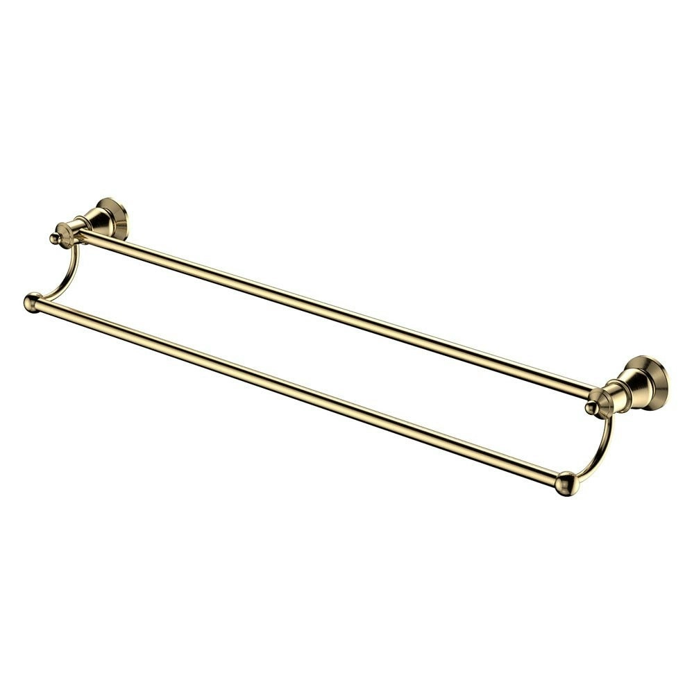 Fienza Lillian Double Towel Rail Urban Brass 81008UB