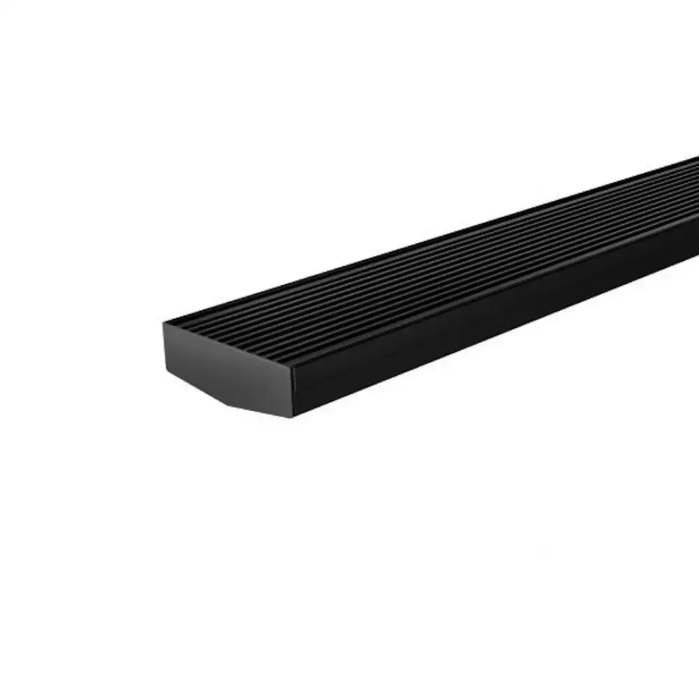 Phoenix V Channel Drain HG 75 x 750mm Outlet 65mm Matte Black 201-2123-10