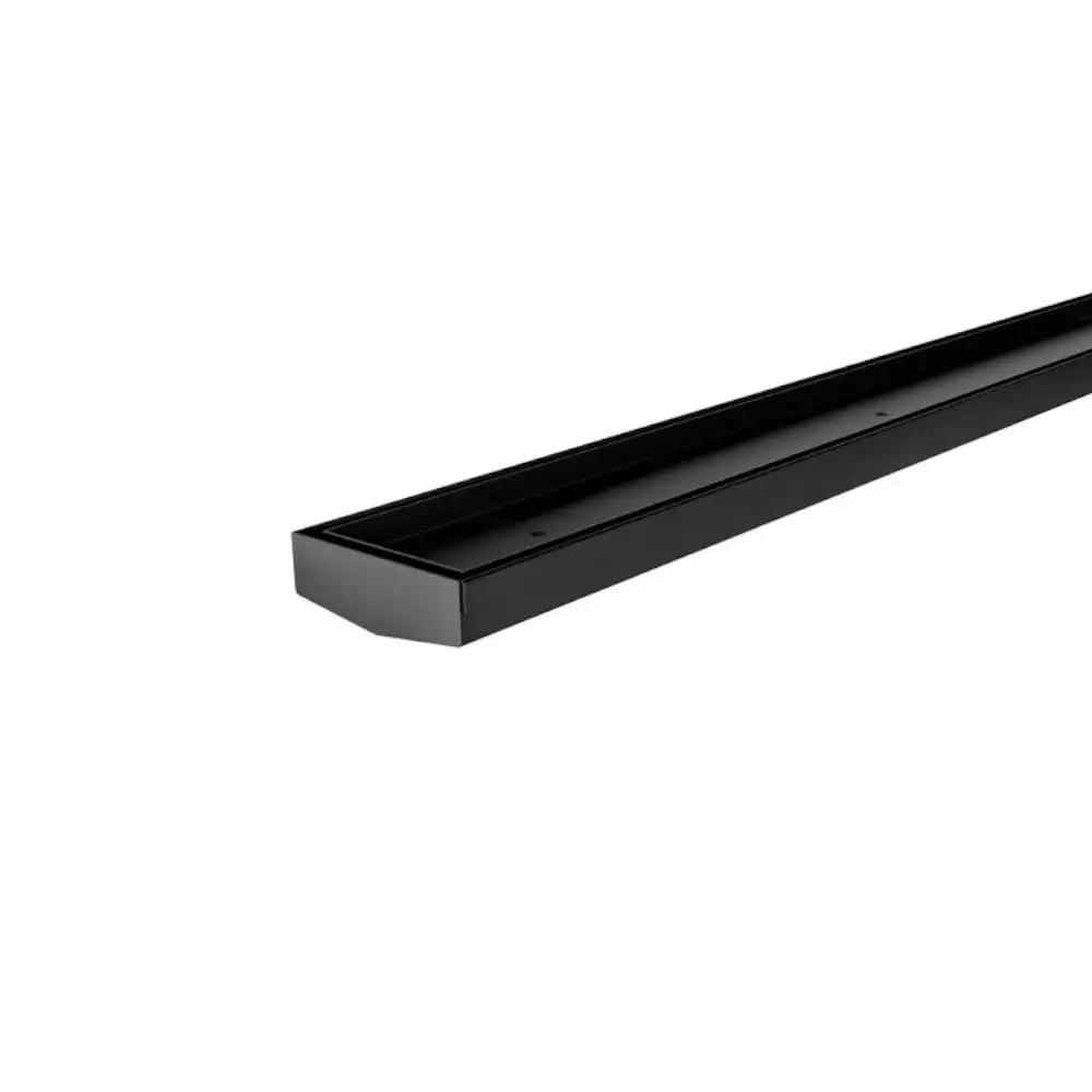 Phoenix V Channel Drain TI 75 x 750mm Outlet 65mm Matte Black 201-1123-10