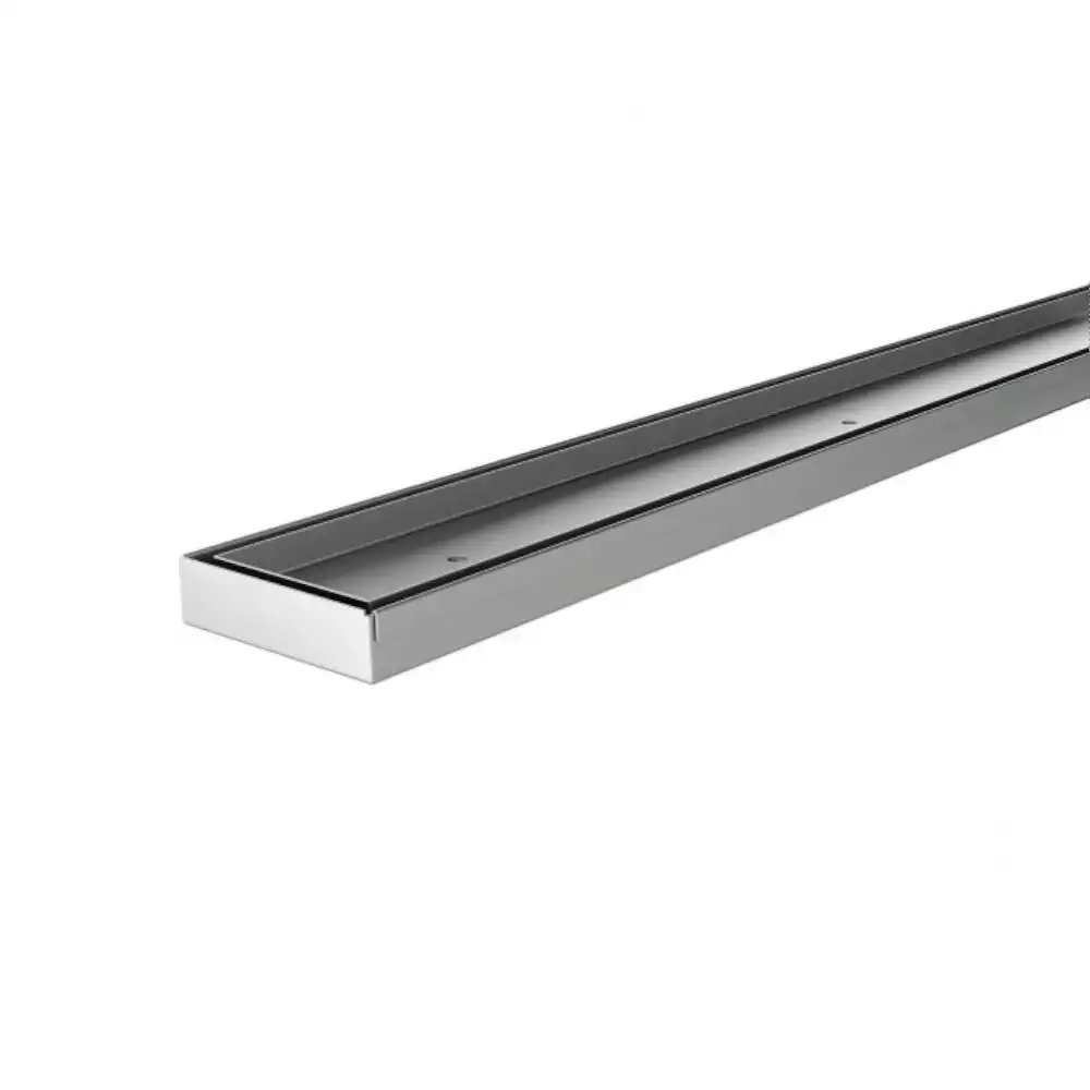 Phoenix Flat Channel Drain TI 75 x 750mm Outlet 45mm Stainless Steel 200-1121-51