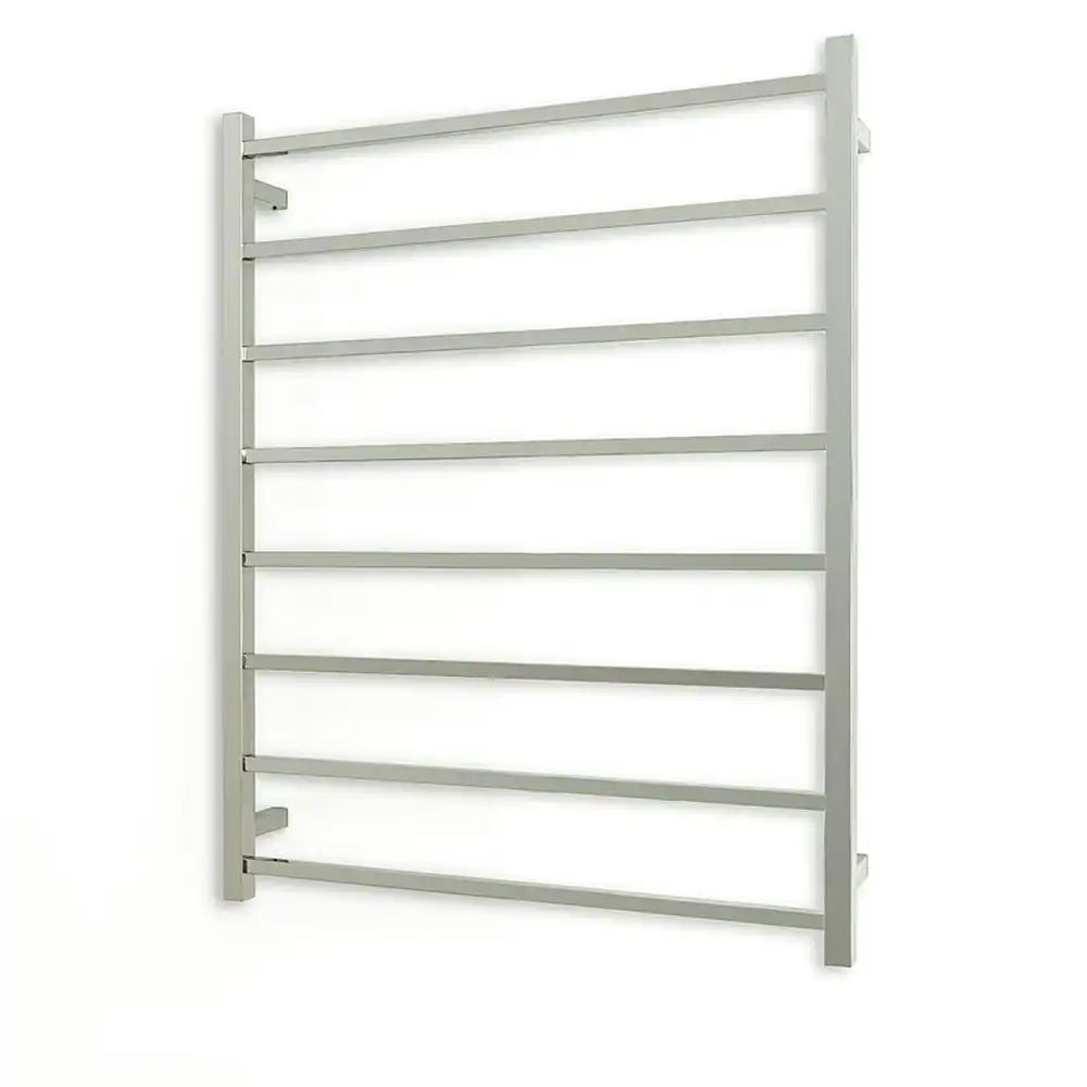 Radiant Polished 800 x 1000mm Square Heated Towel Rail (Right Wiring) STR05RIGHT