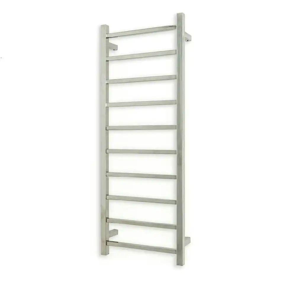 Radiant Polished 430 x 1100mm Square Heated Towel Rail (Right Wiring) STR430RIGHT