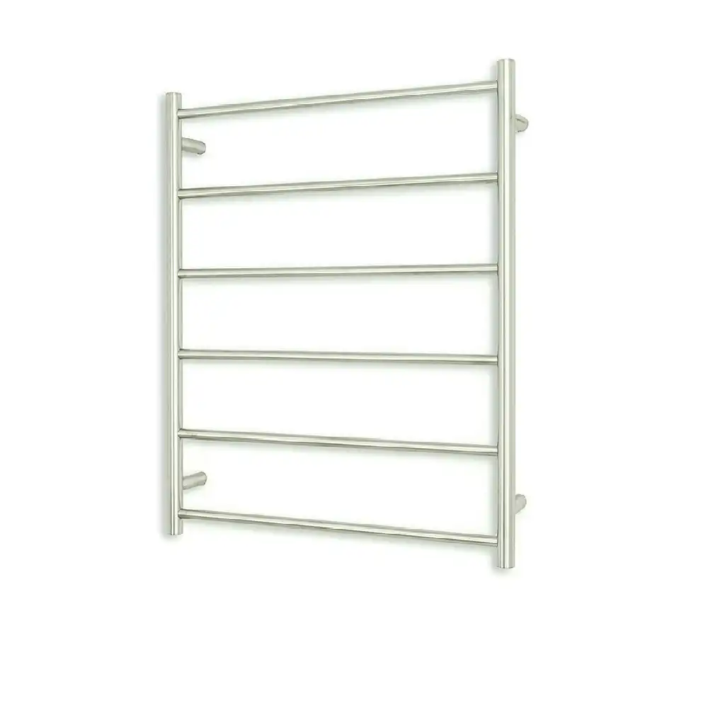 Radiant Brushed 700 x 830mm Round Non Heated Towel Rail BRU-LTR01-700