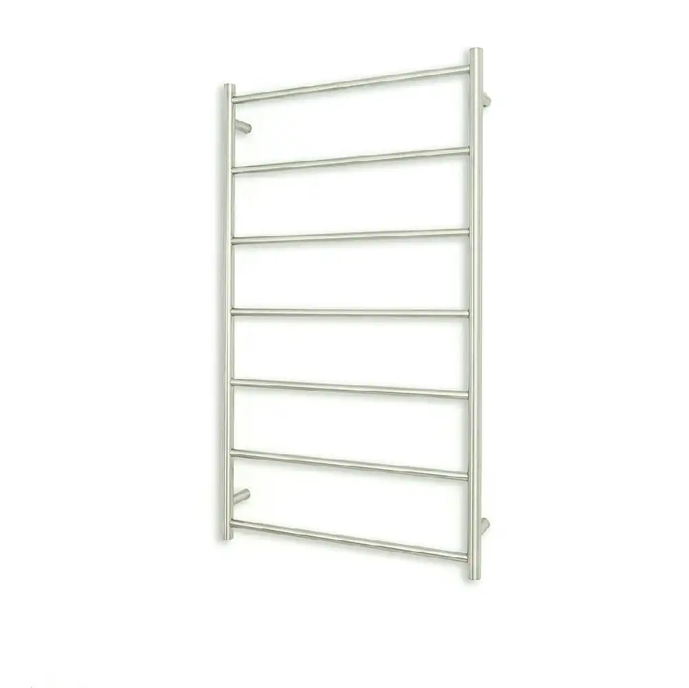 Radiant Brushed 700 x 1130mm Round Non Heated Towel Rail BRU-LTR02-700