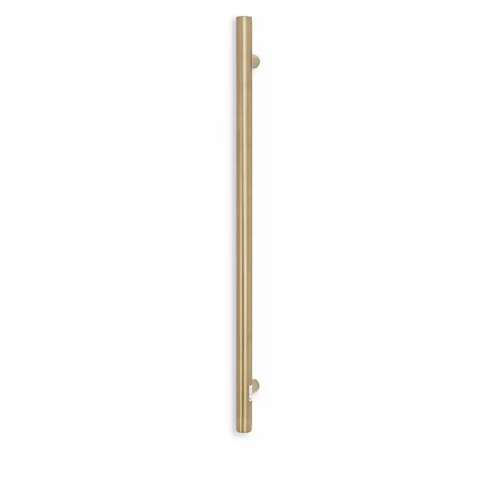 Radiant Vertical Single Heated Towel Bar 40mm X 950mm Champagne (Top or Botton Wiring) CH-VTR-950