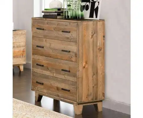 Woodstyle 4 Drawer Tallboy