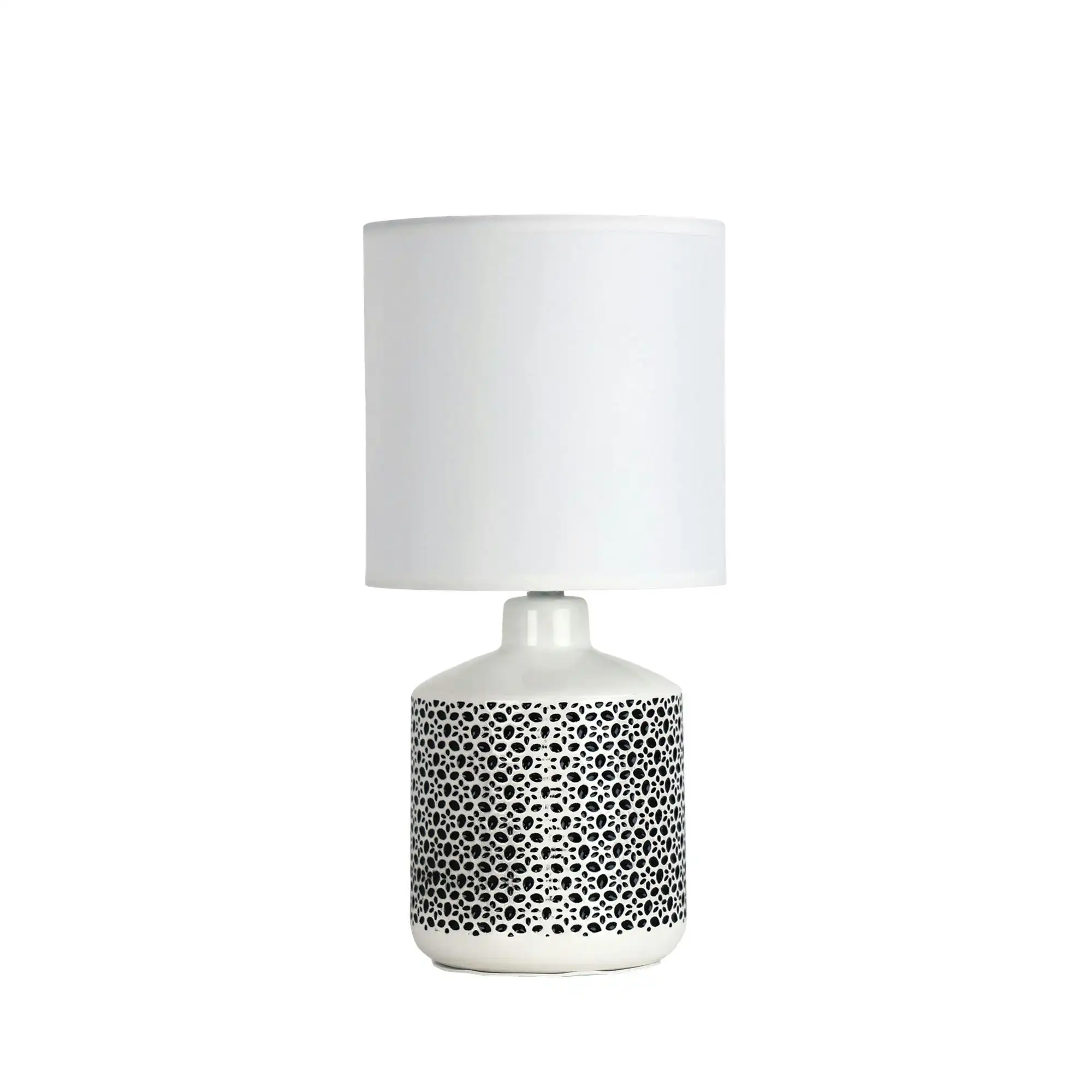CELIA White Ceramic Table Lamp