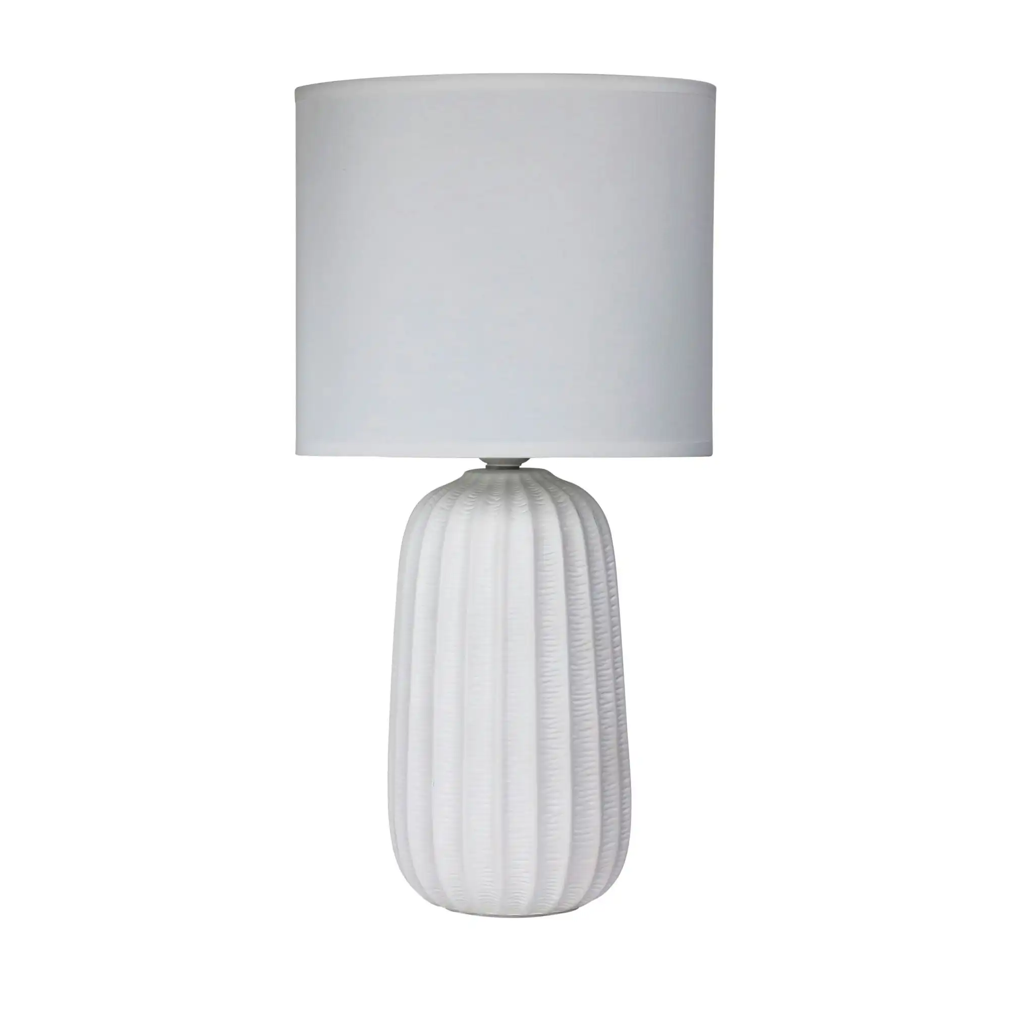 BENJY.25 White Ceramic Table Lamp