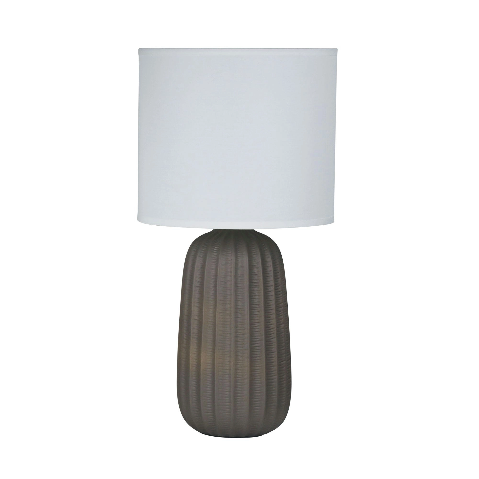 BENJY.25 Taupe Ceramic Table Lamp