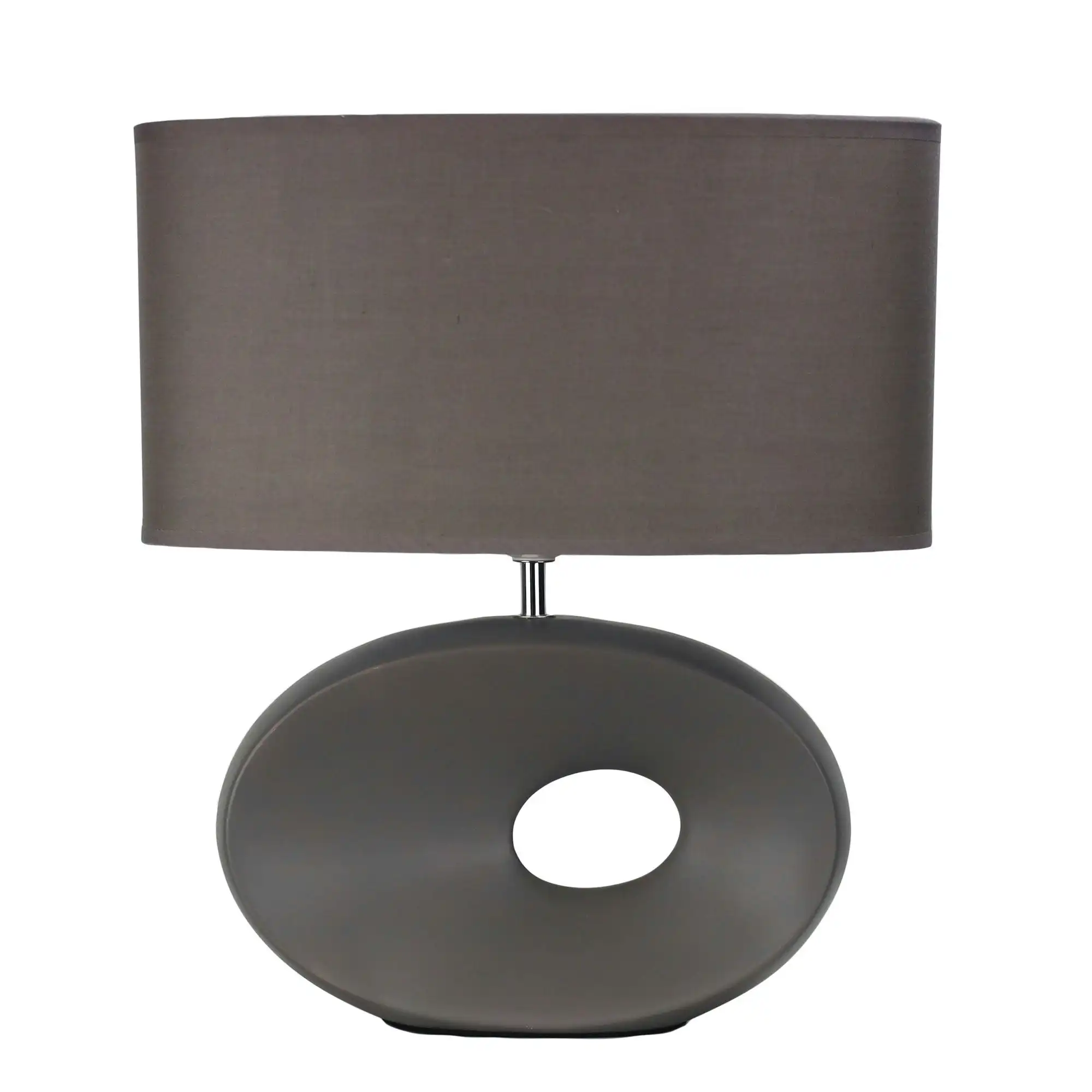 LOUISE Ceramic Table Lamp with Shade Grey