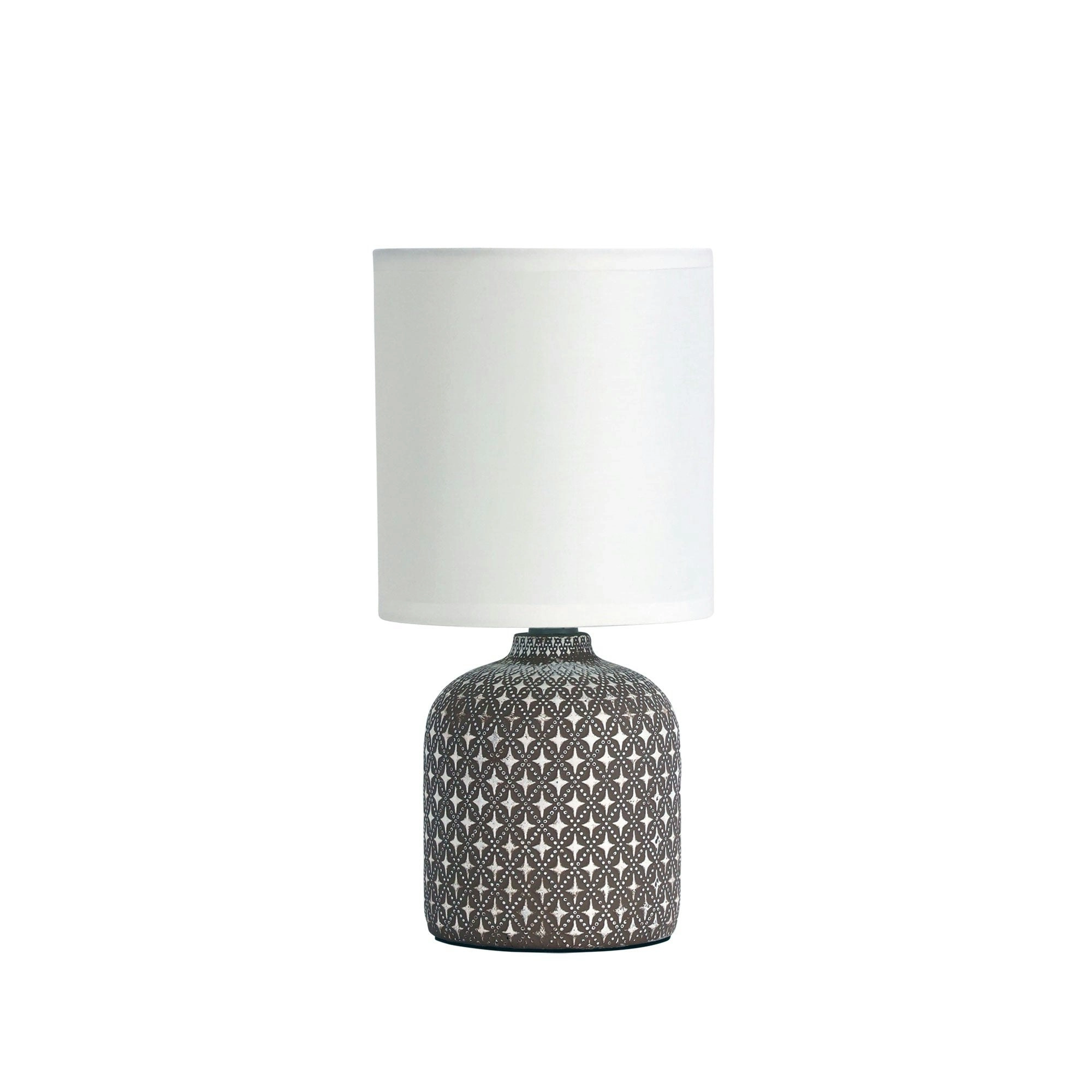 VERA Taupe Ceramic Table Lamp