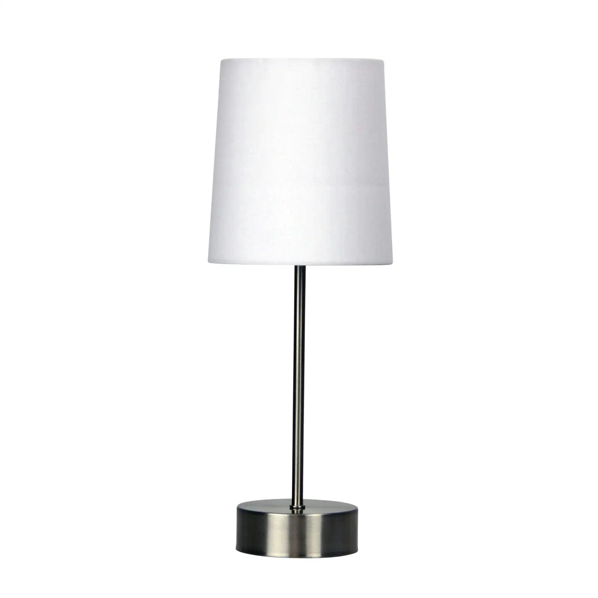 Lancet ON-OFF Touch Lamp White Shade