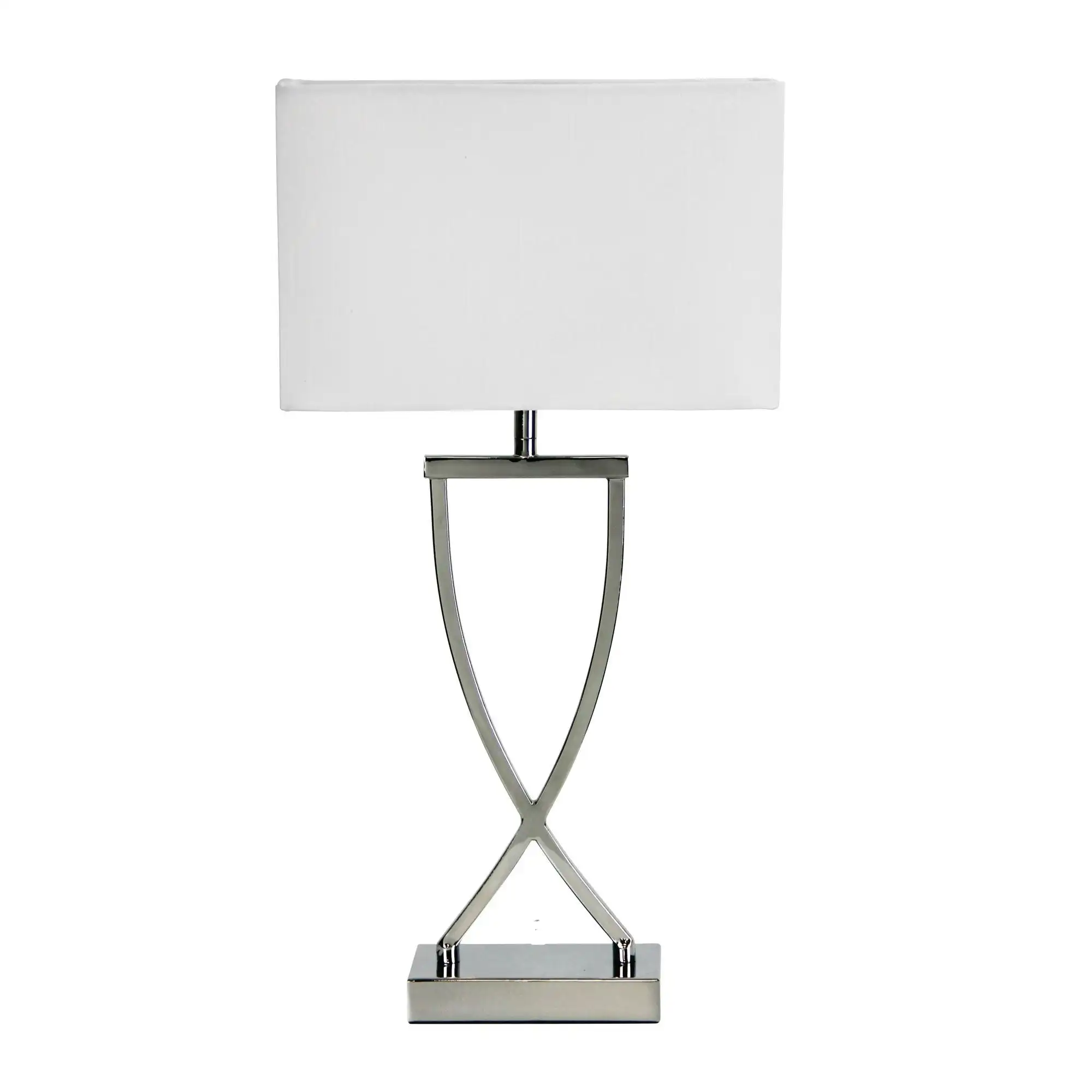 CHI Chrome Complete Bedside Lamp