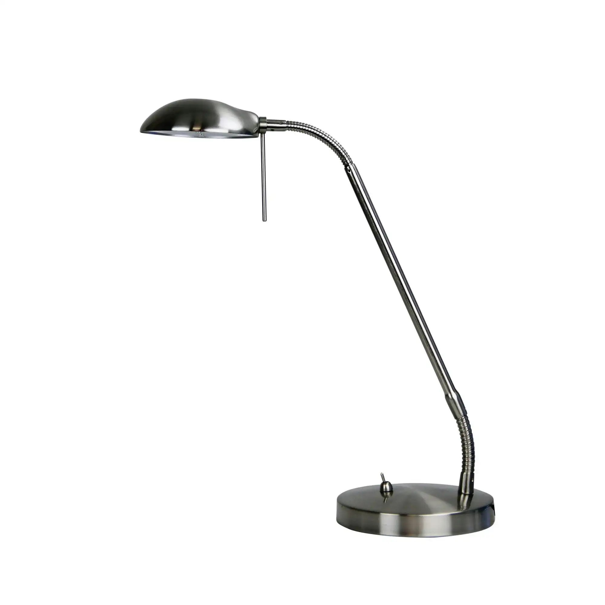 TIMO Brushed Chrome LED Desk Lamp