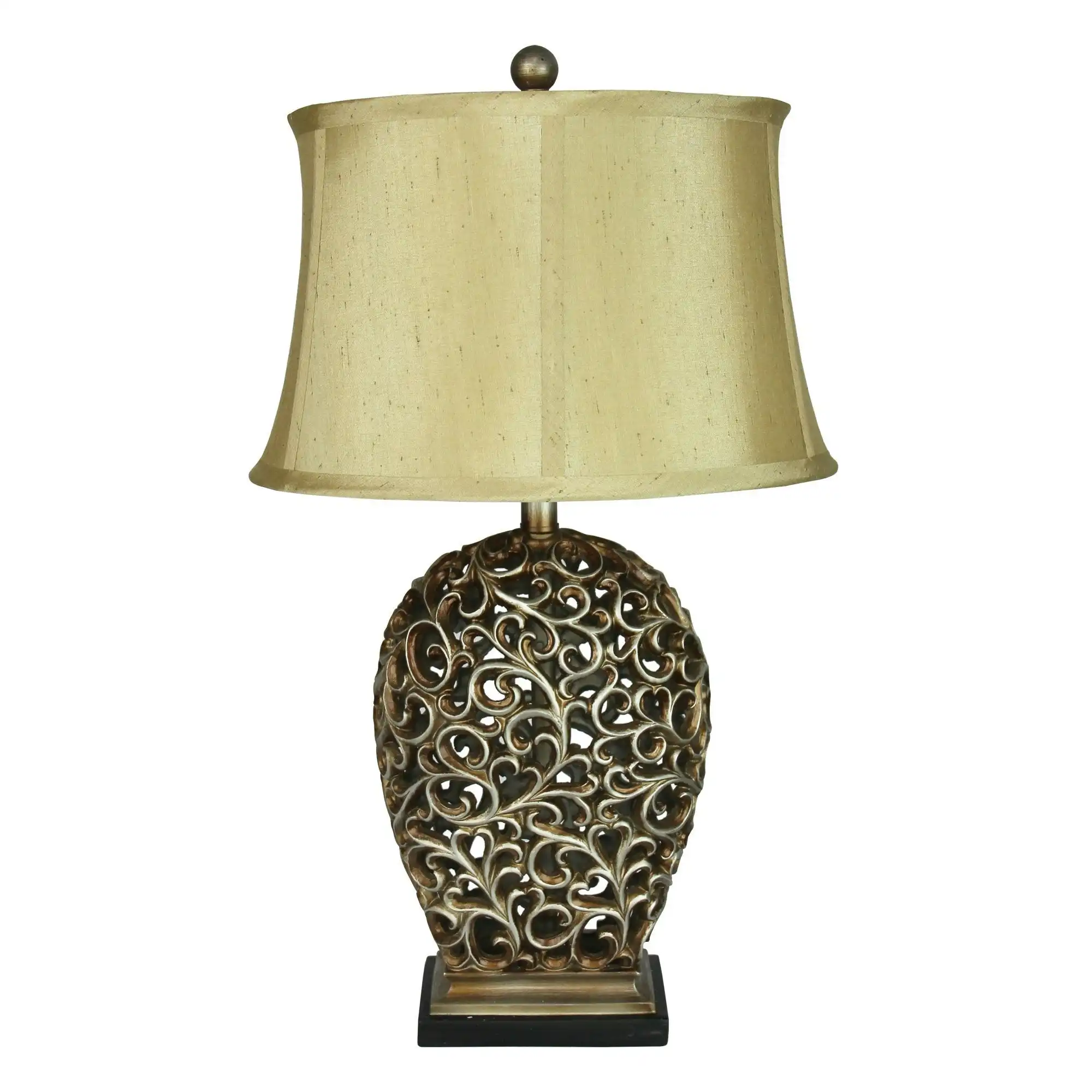 DONATI Classically Styled Table Lamp with Harp Shade