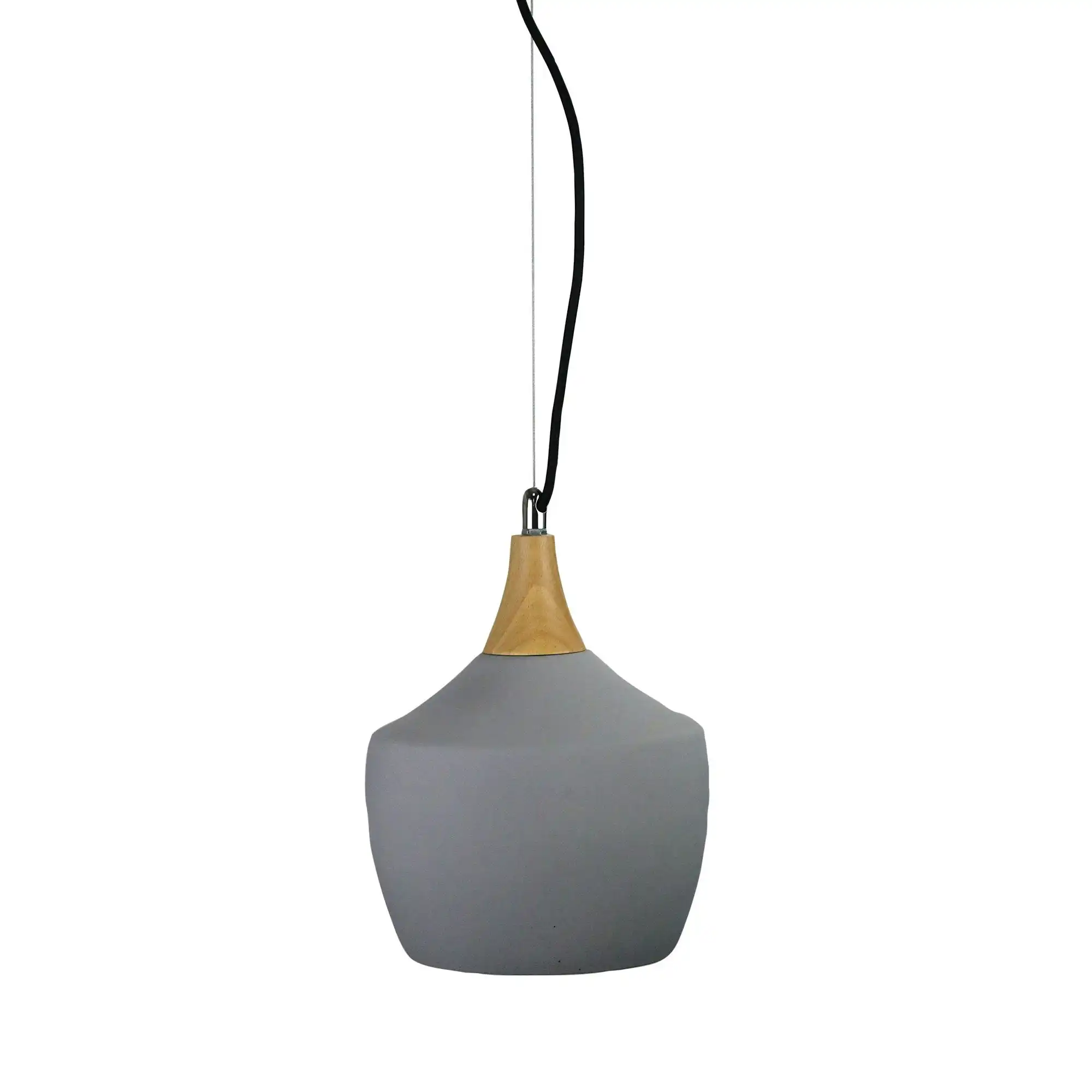PANTO 3 Urban Style Pendant in Concrete and Timber