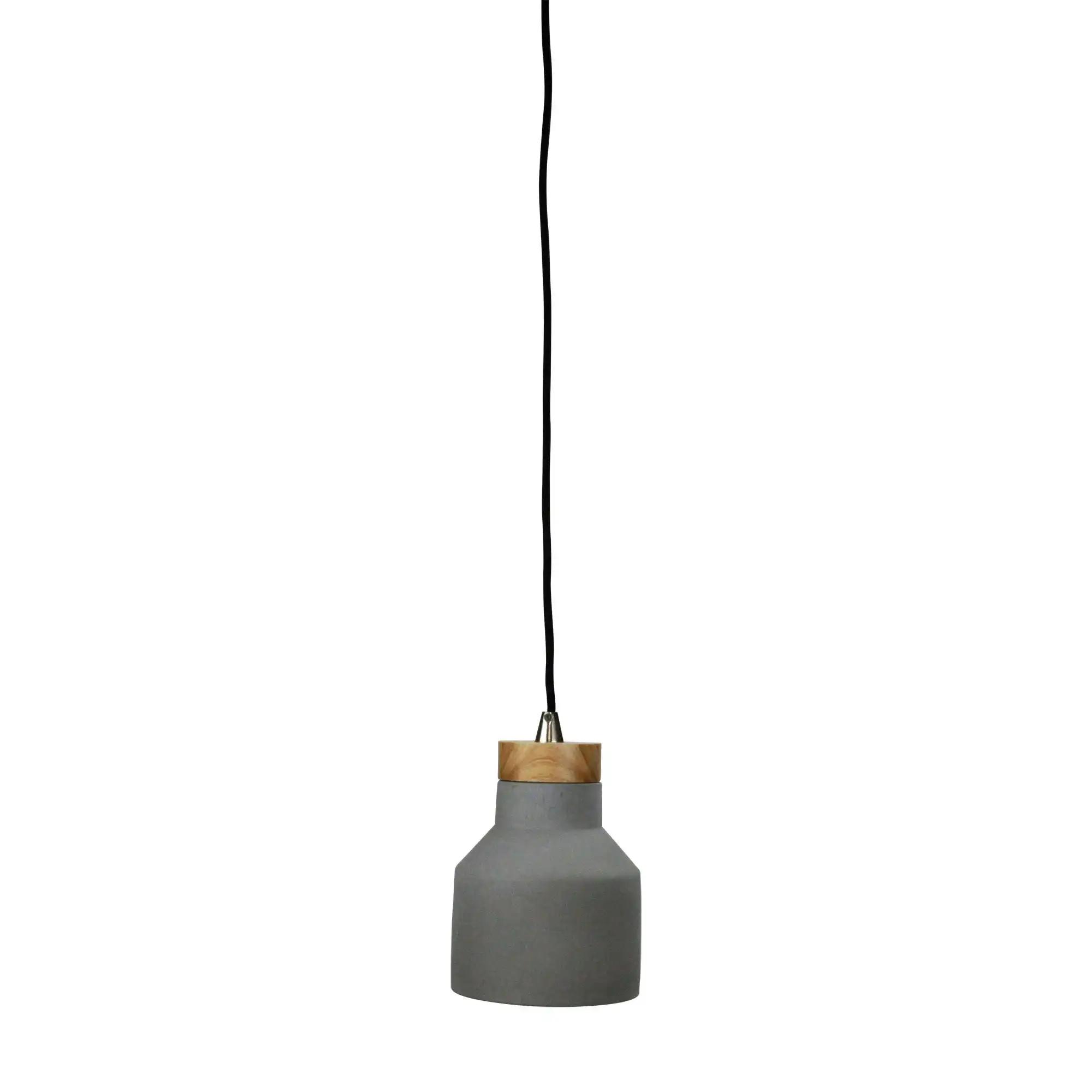 PANTO 1 Urban Style Pendant in Concrete and Timber