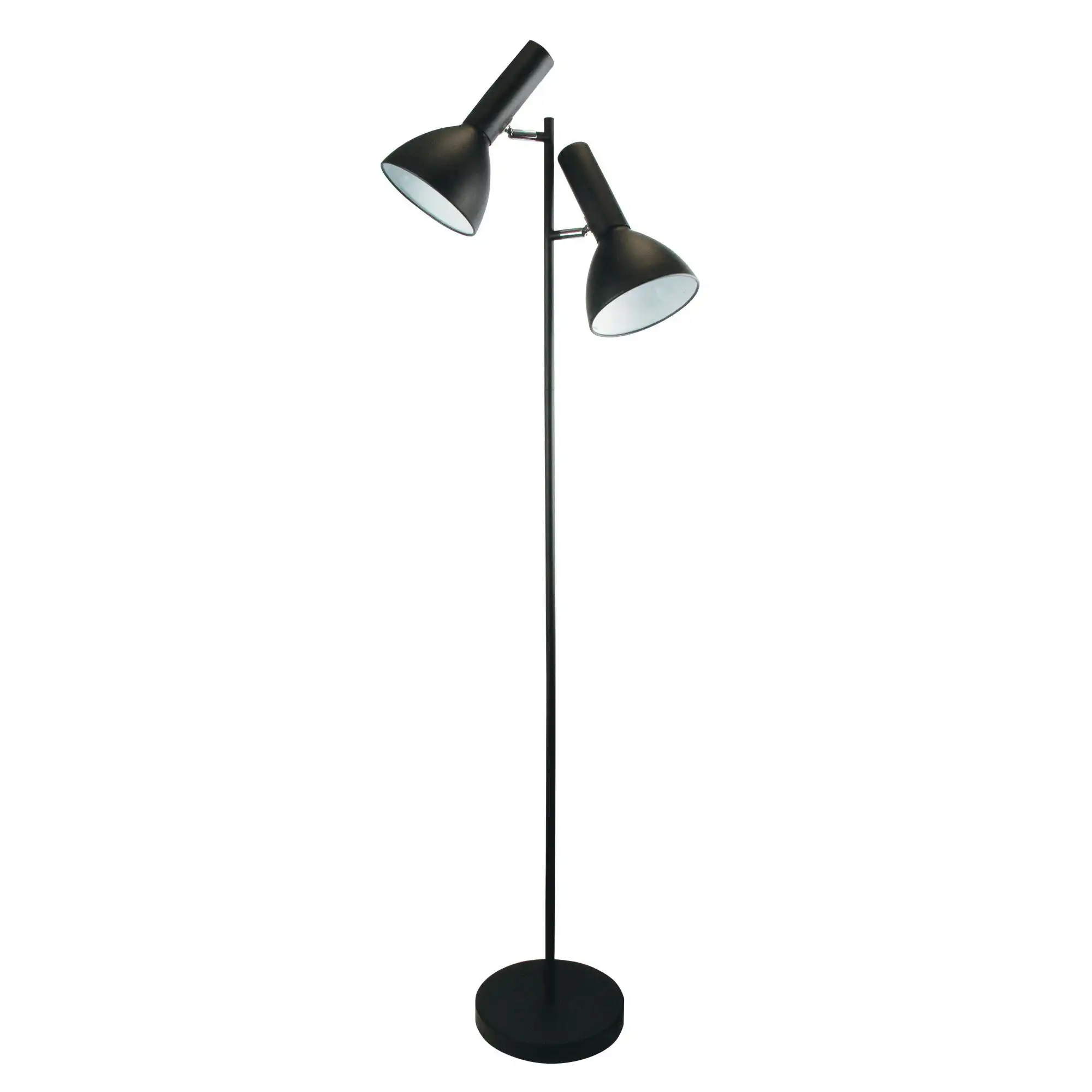 VESPA Mid-Century Twin Floor Lamp Black