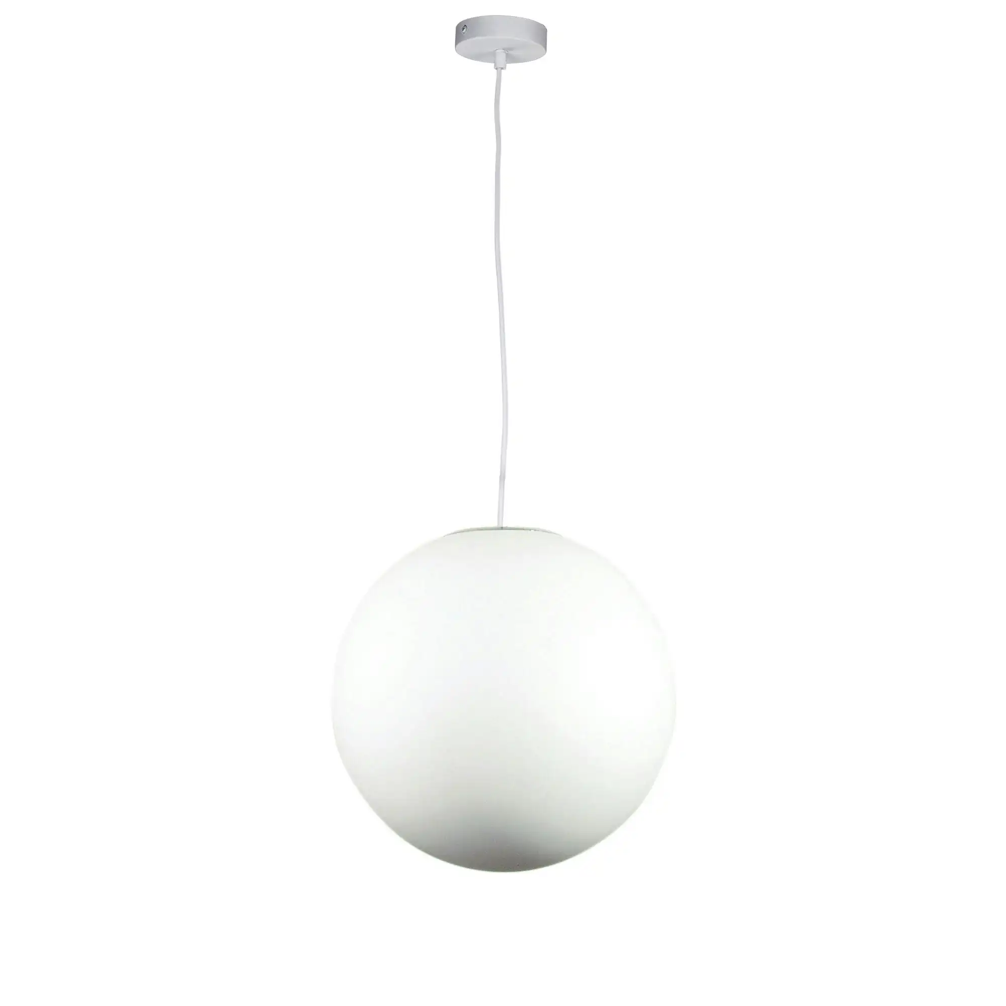 PHASE 30 White Acrylic Sphere Pendant