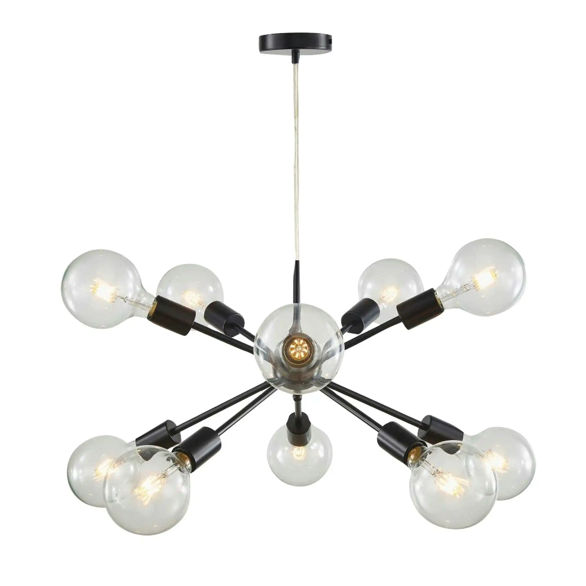 SPUTNIK.10 10-light Groovy Satellite Pendant