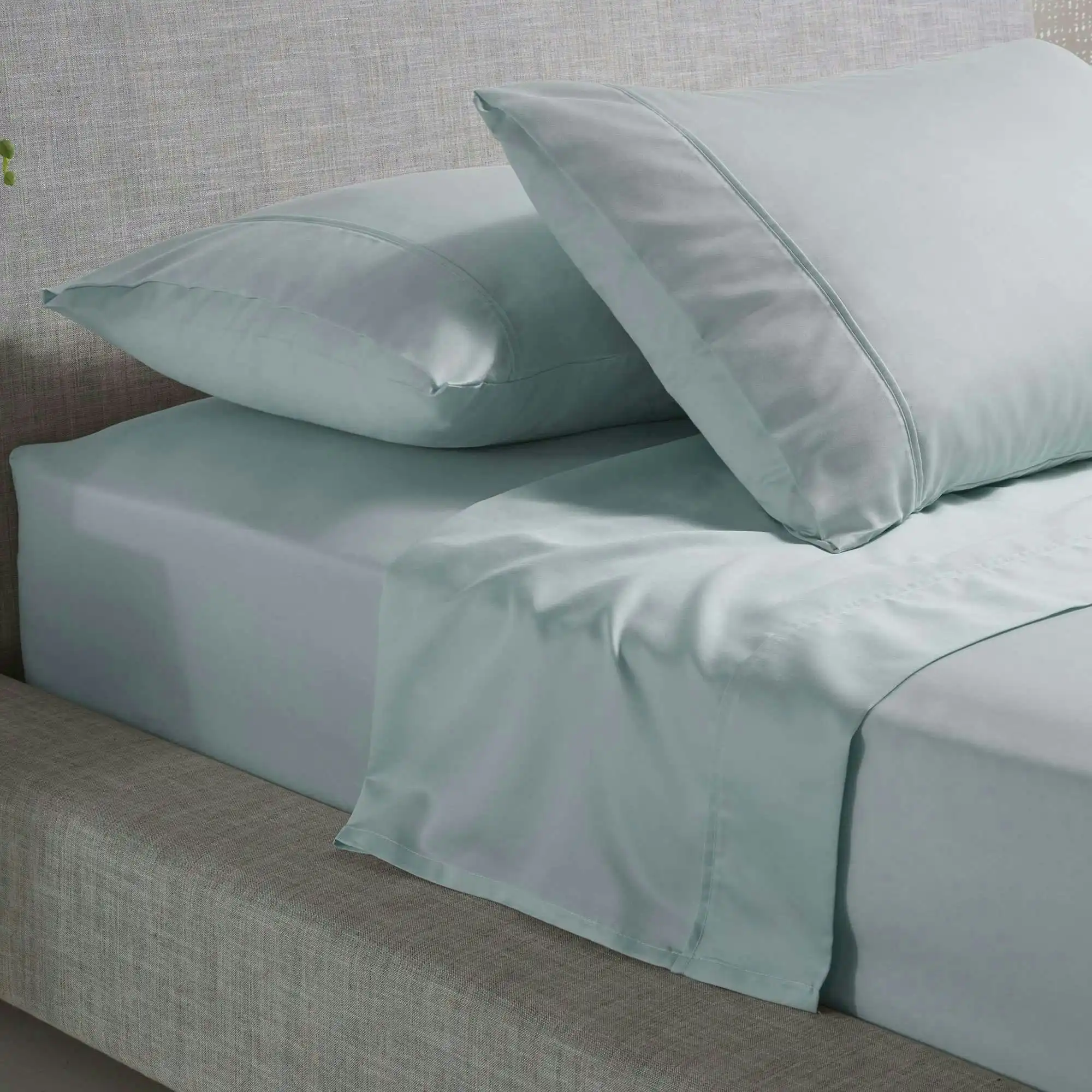 Accessorize 1000TC Cotton Rich Sheet Set - Duckegg