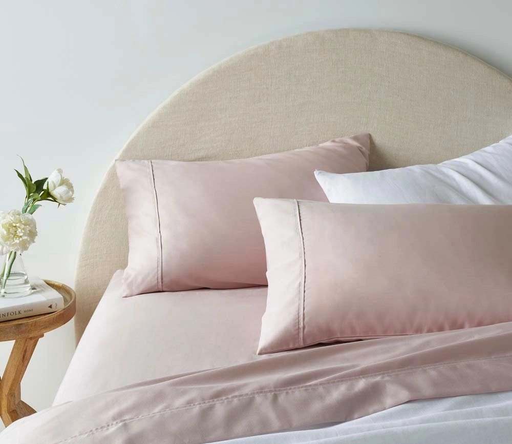 Accessorize 1900TC Cotton Rich Sheet Sets - BLUSH