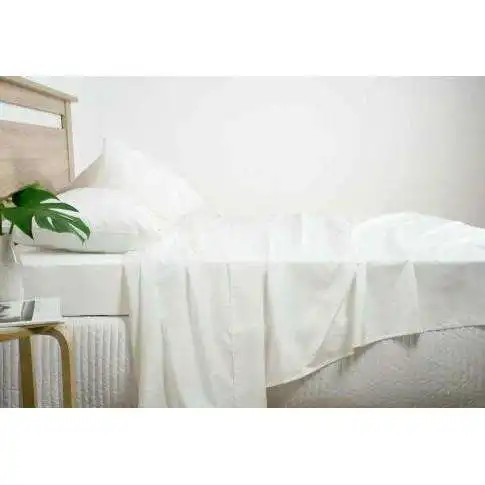 Ardor 2500TC Cotton Rich Sheet Set - White, Grey & Navy