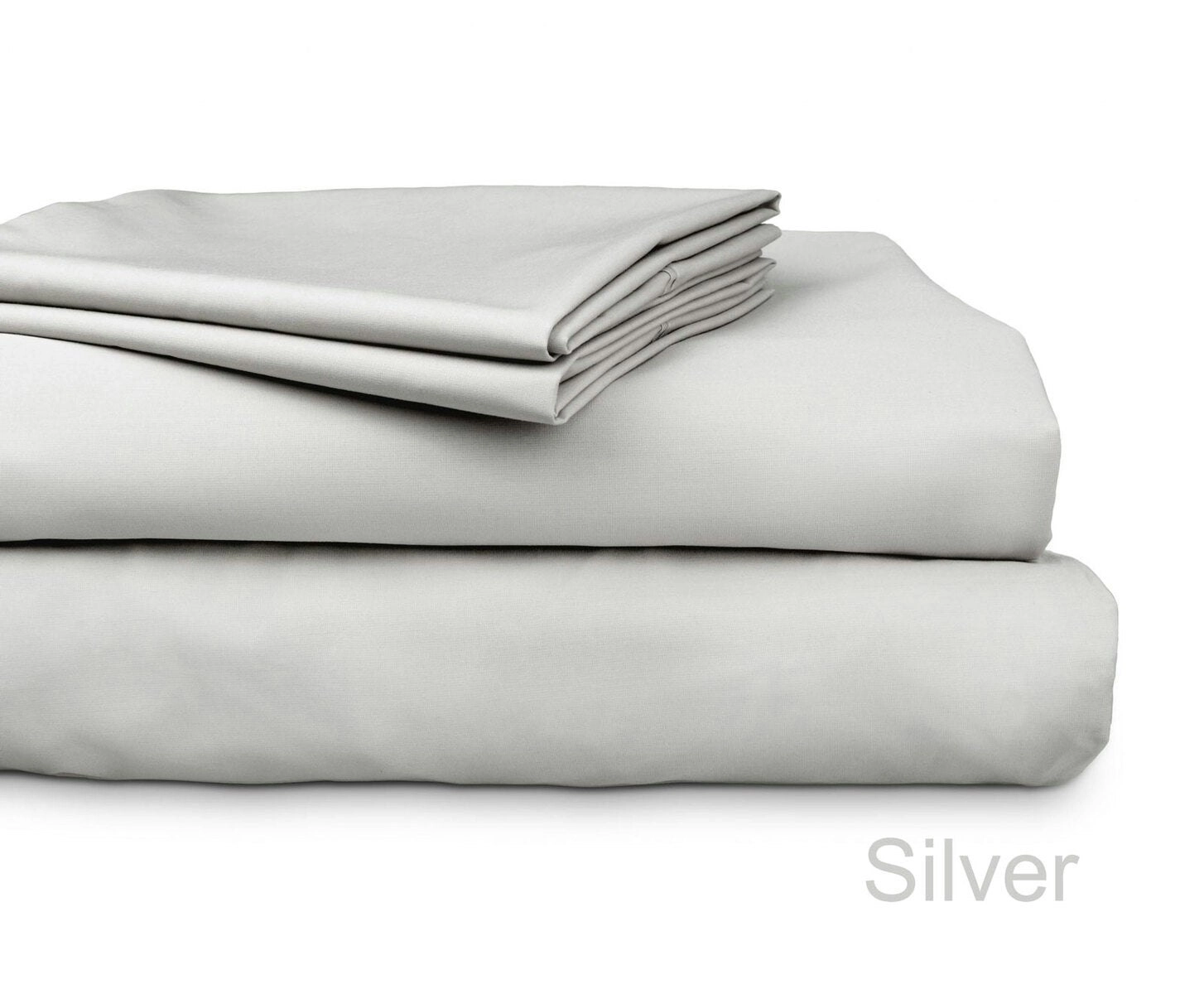 Algodon "300TC Cotton" SHEET SET - SILVER