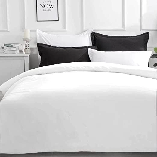 Luxton Pure Soft Quilt Cover Set - White Colour