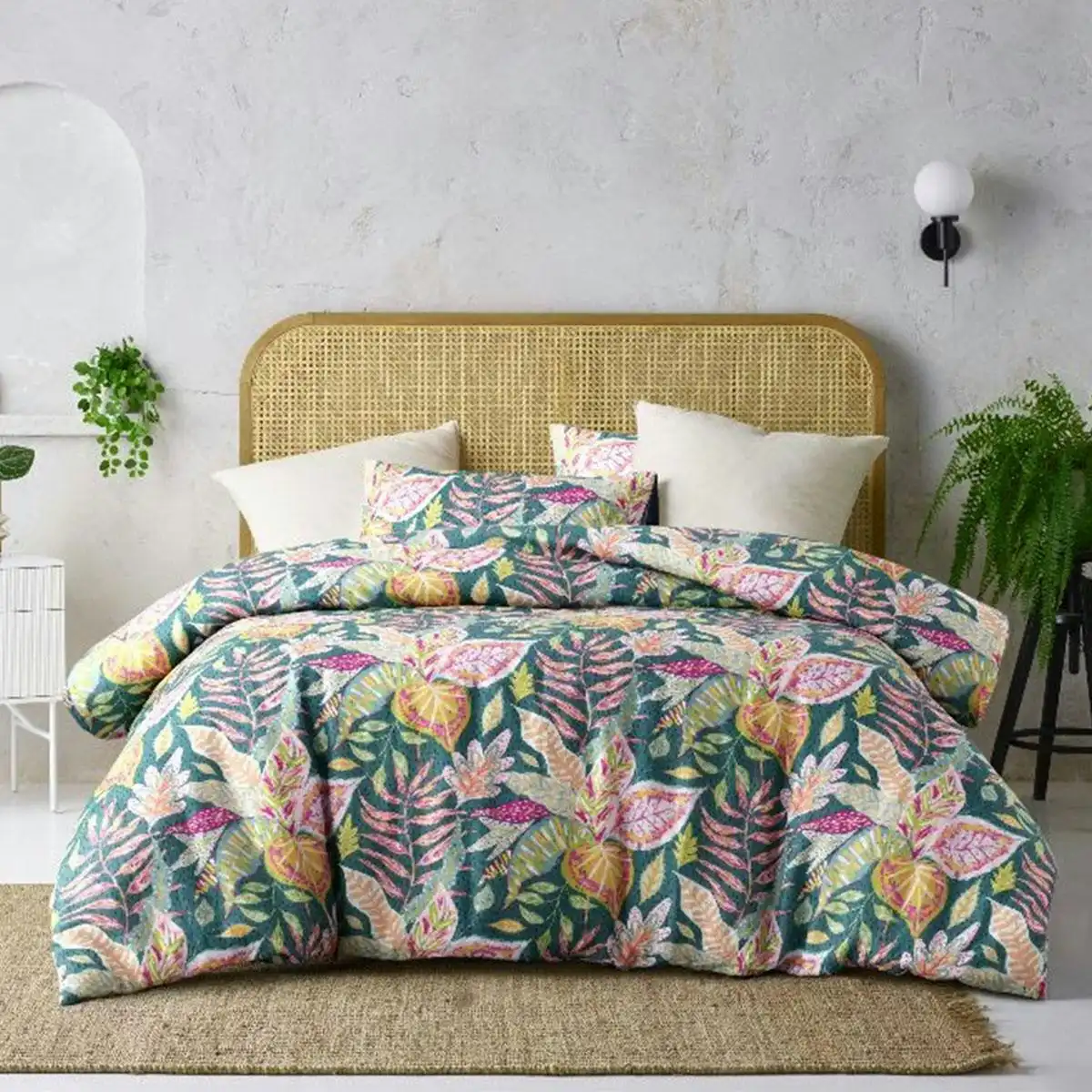 Accessorize CARMILA Printed Linen Cotton Quilt Cover Sets