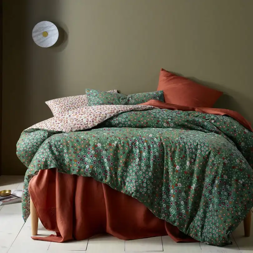 Accessorize Lisa Quilt Cover Set Range Green