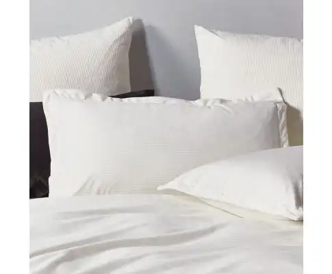Gioia Casa Corduroy Velvet Queen Bed Quilt Cover Set - WHITE