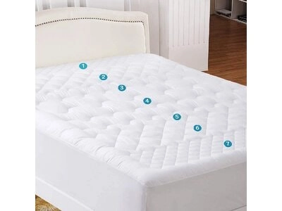 Luxton 800GSM Massage Style 7-Zone Mattress Topper