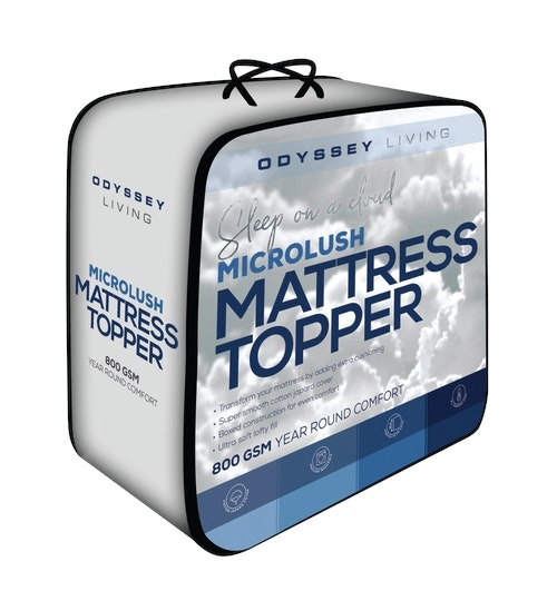 Odyysey Living Microlush Mattress Topper