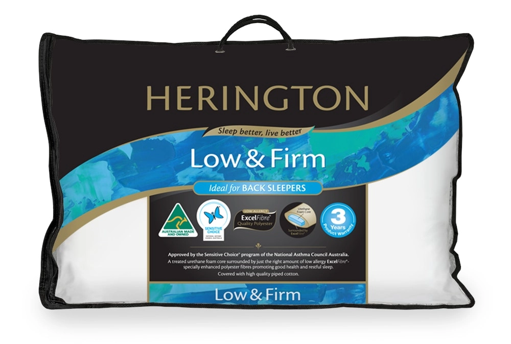 Herington Low & Firm Non Gusseted Pillow