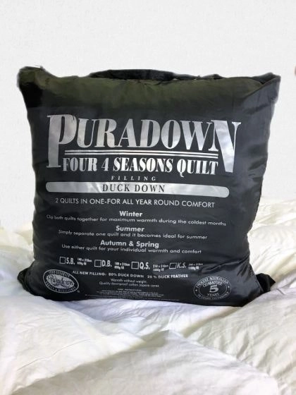 Puradown 80% Duck Four Seasons Quilt (2 in 1)