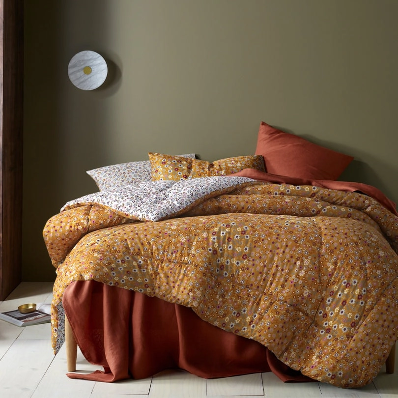 Accessorize Lisa 3 Piece Comforter Set Range Ochre