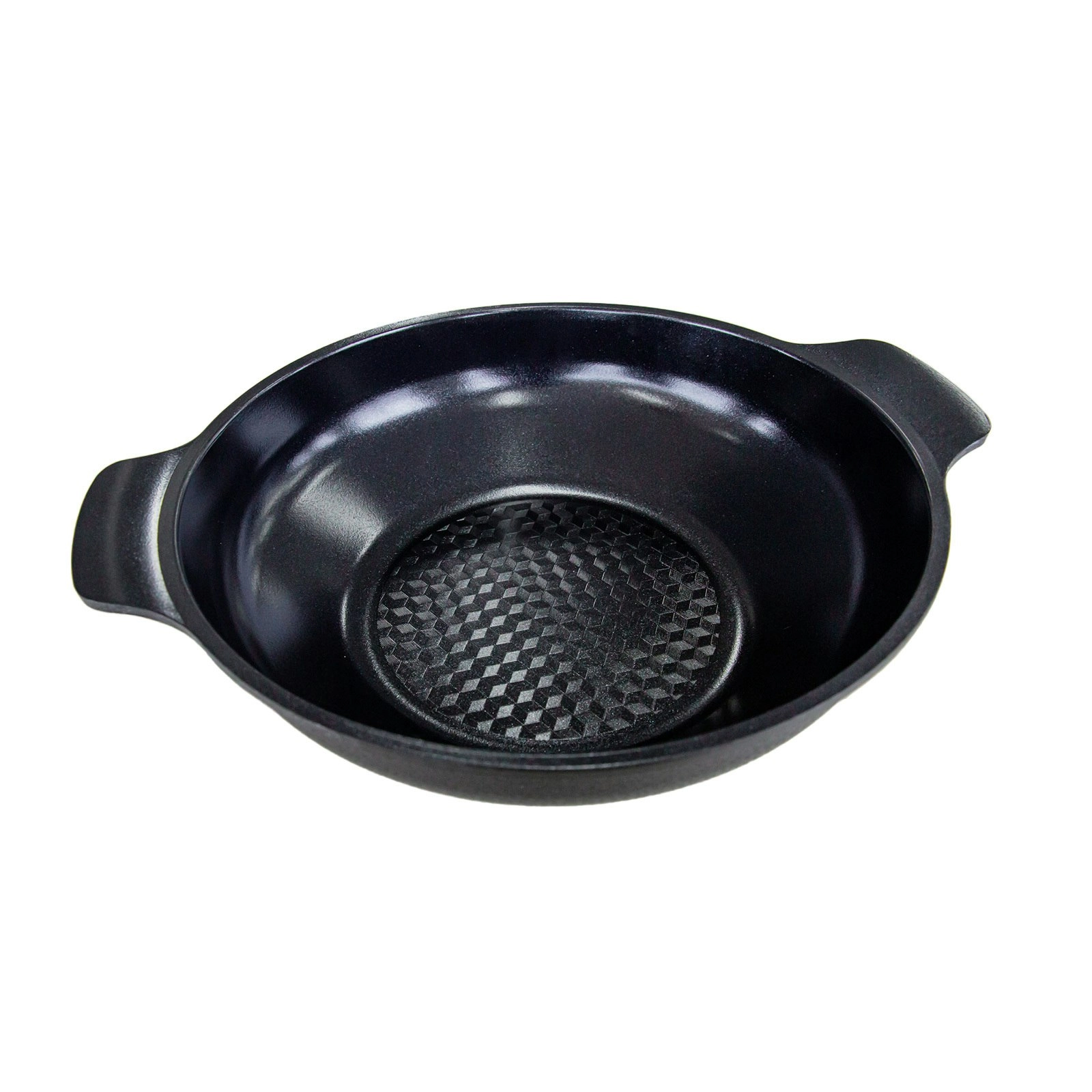 Koman 28cm Two Hands Wok - BLACK