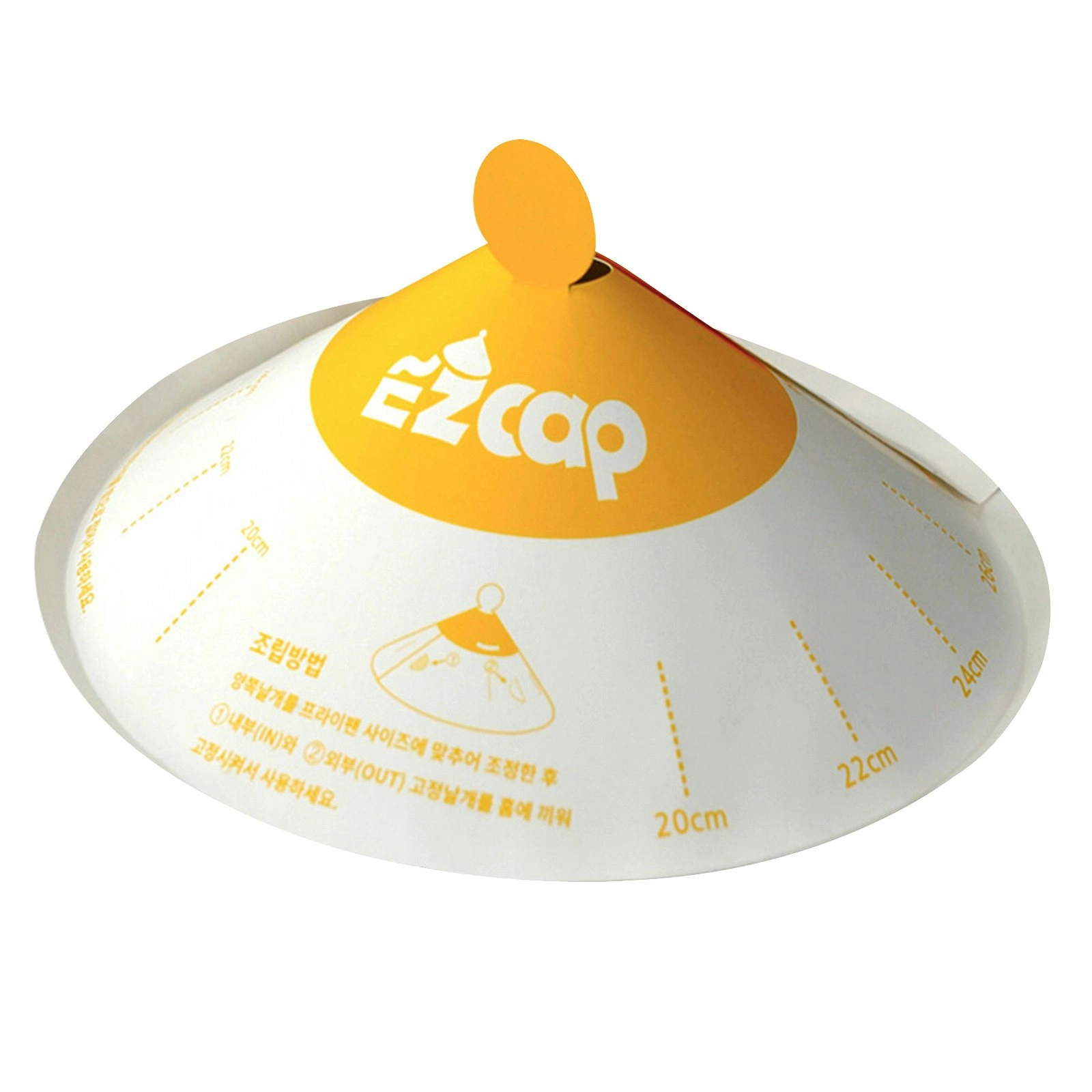 50X EZ CAP Paper Lid for Frypan Disposable