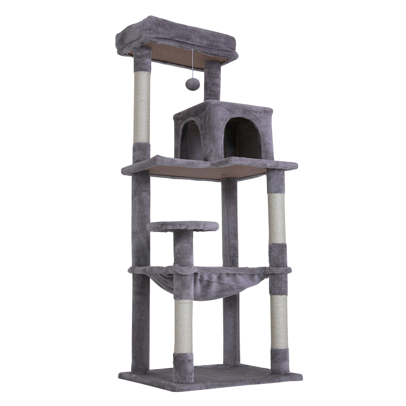 143cm Cat Tree Scratcher CATOPIA - GREY