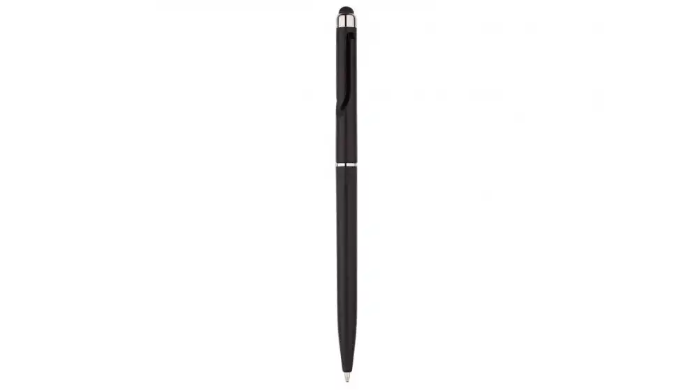 Precision 2-in-1 Black Stylus Pen for Tablets, Smartphones & Touchscreen Devices