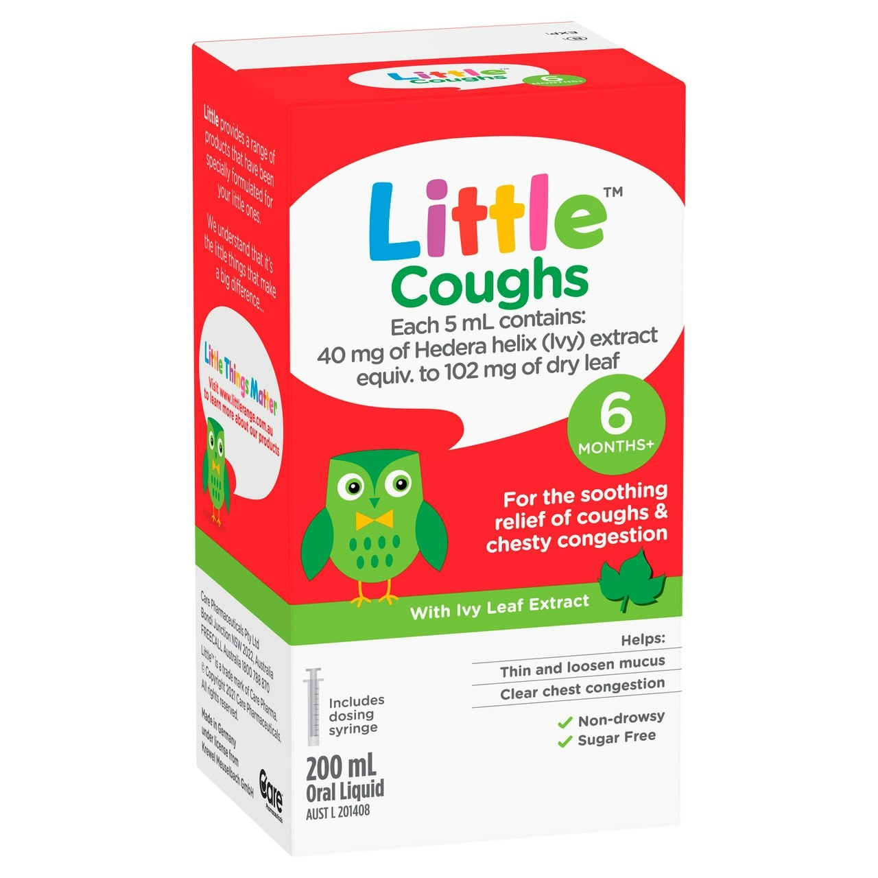 Little Coughs Oral Liquid Original 200mL