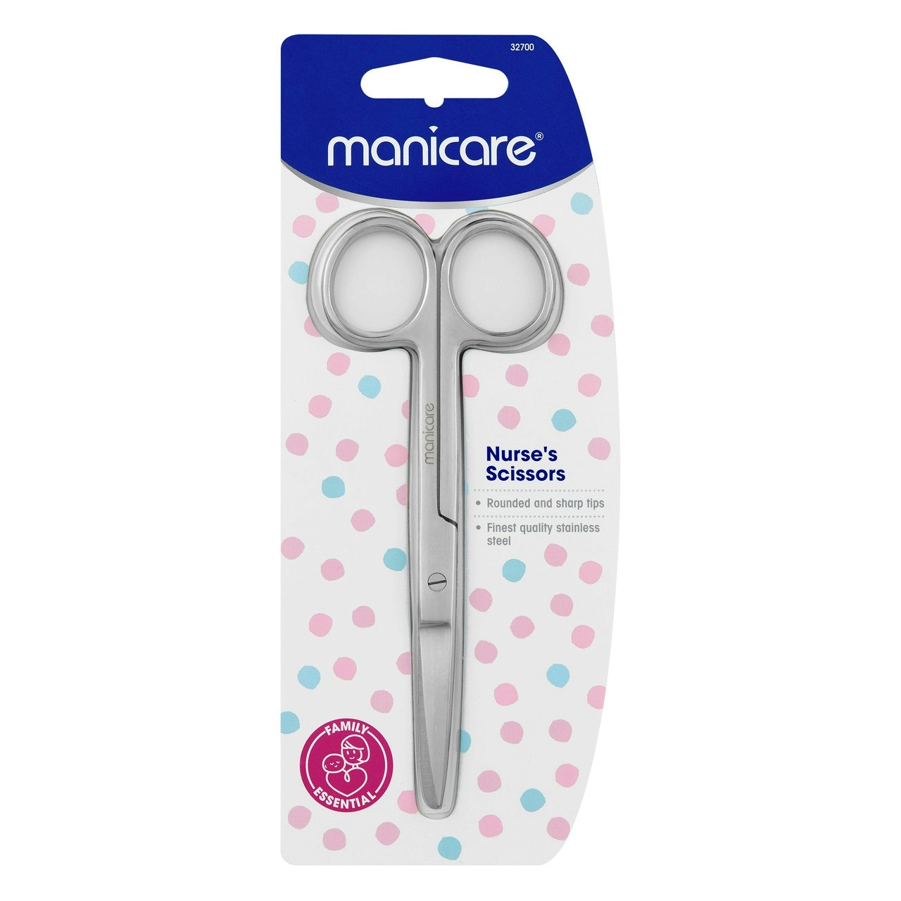 Manicare Nurses Scissors, Blunt/Sharp Tips