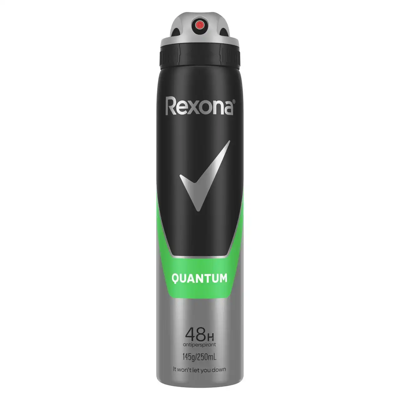 Rexona Men Antiperspirant Aerosol Deodorant Quantum with Antibacterial Protection 250mL 1