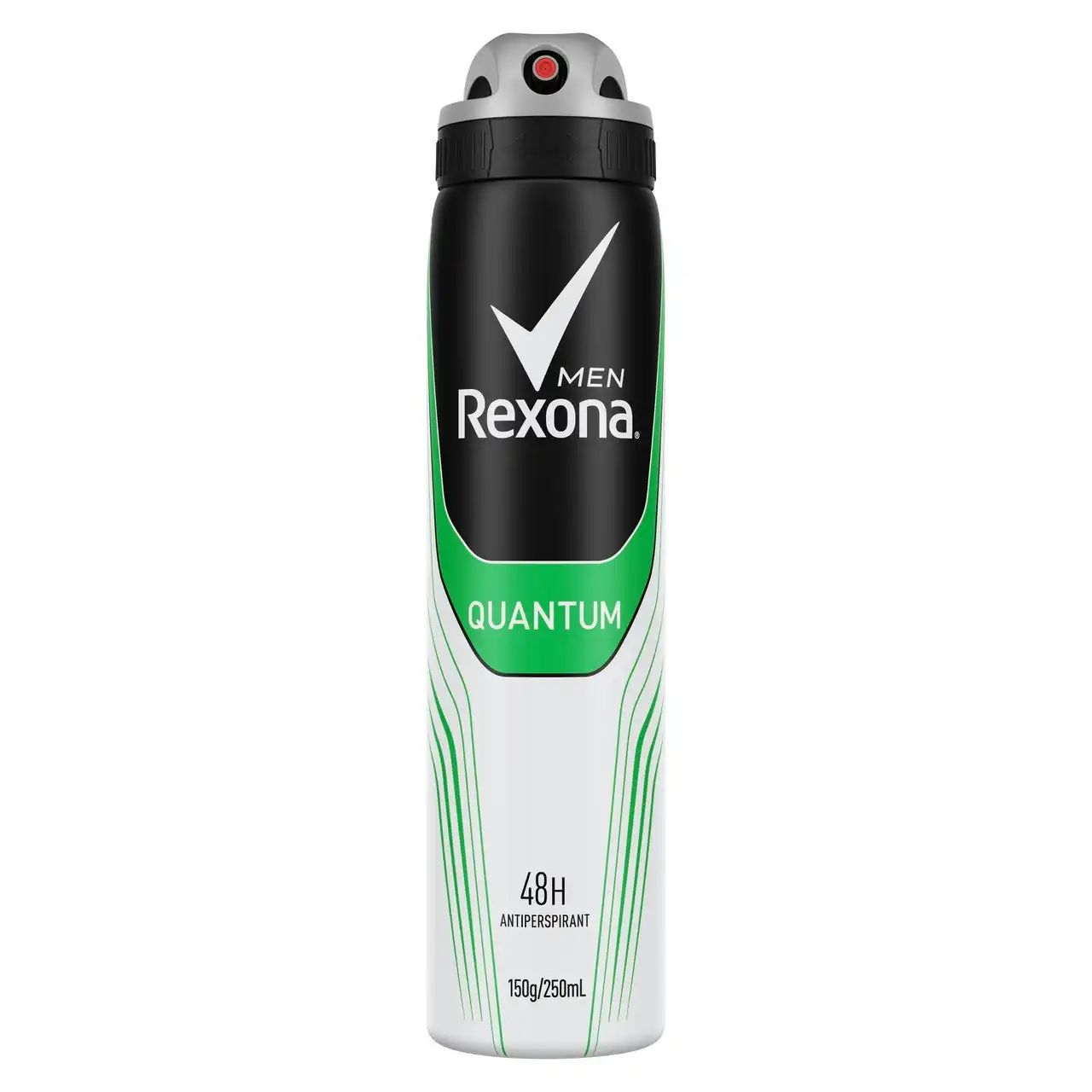 Rexona Men Antiperspirant Aerosol Deodorant Quantum with Antibacterial Protection 250mL 1